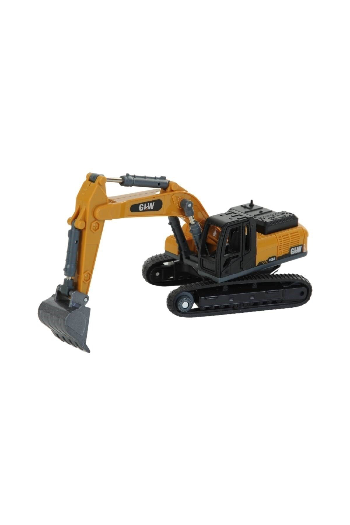 Sunman Glw Alloy Truck Maket Ekskavatör Metal Başlikli Kutulu Orijinal