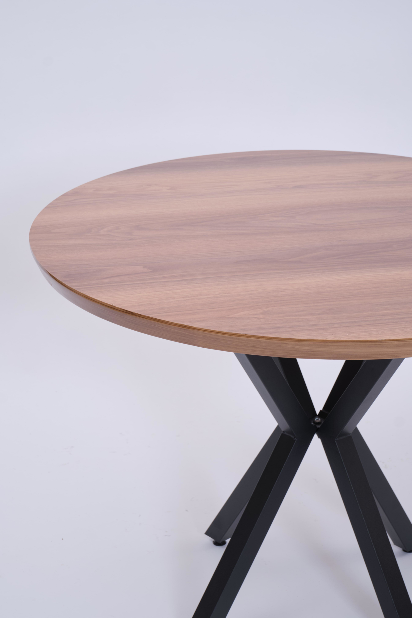 Erezogullari Mobilya Göksu Yuvarlak Lak Panel Mutfak Masasi 100Cm