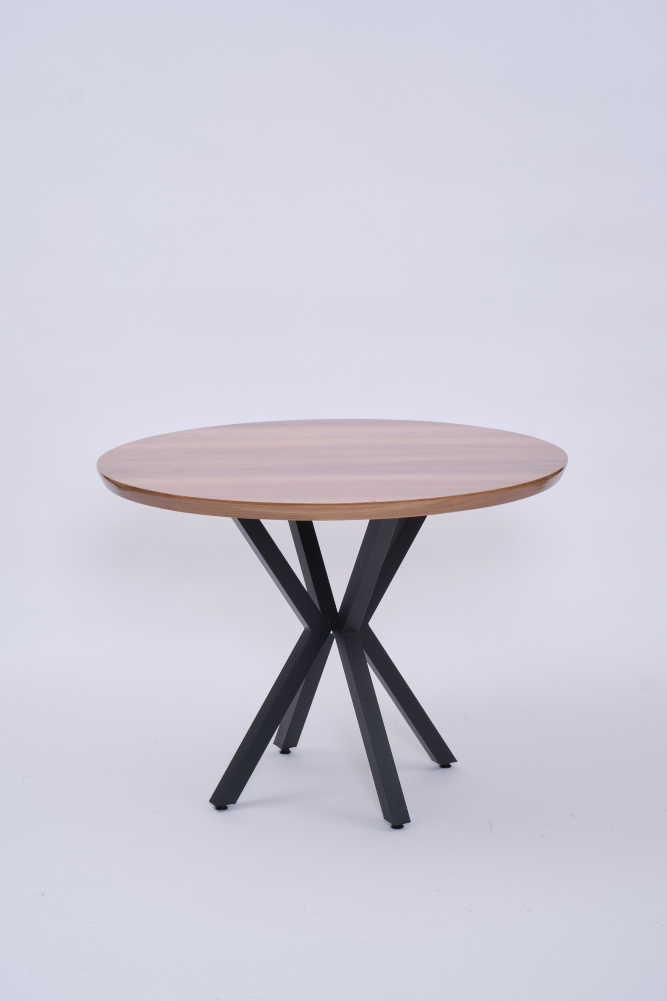 Erezogullari Mobilya Göksu Yuvarlak Lak Panel Mutfak Masasi 100Cm