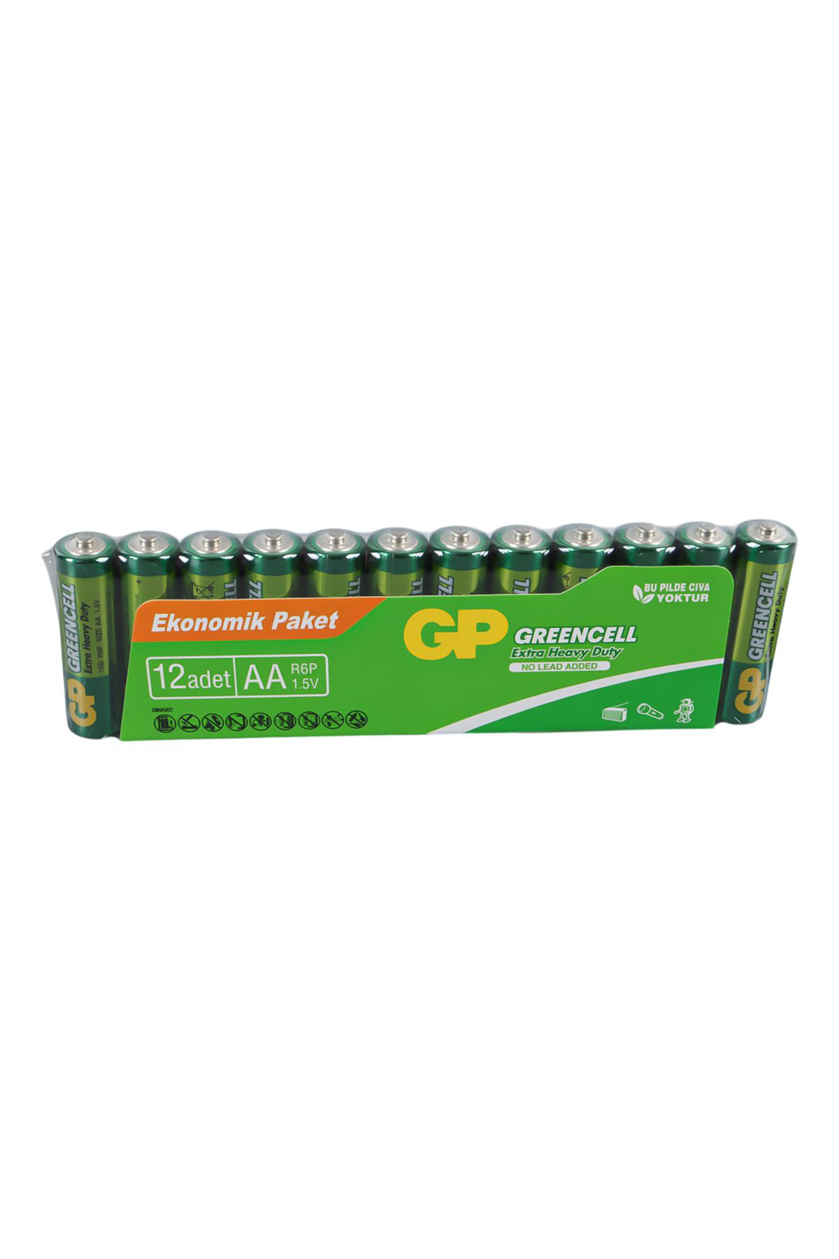 Ok Aksesuar Gp 15G-Greencell 12Li Paket Kalem Pil (12Li Fiyat)  Gp 15G-2Vs12