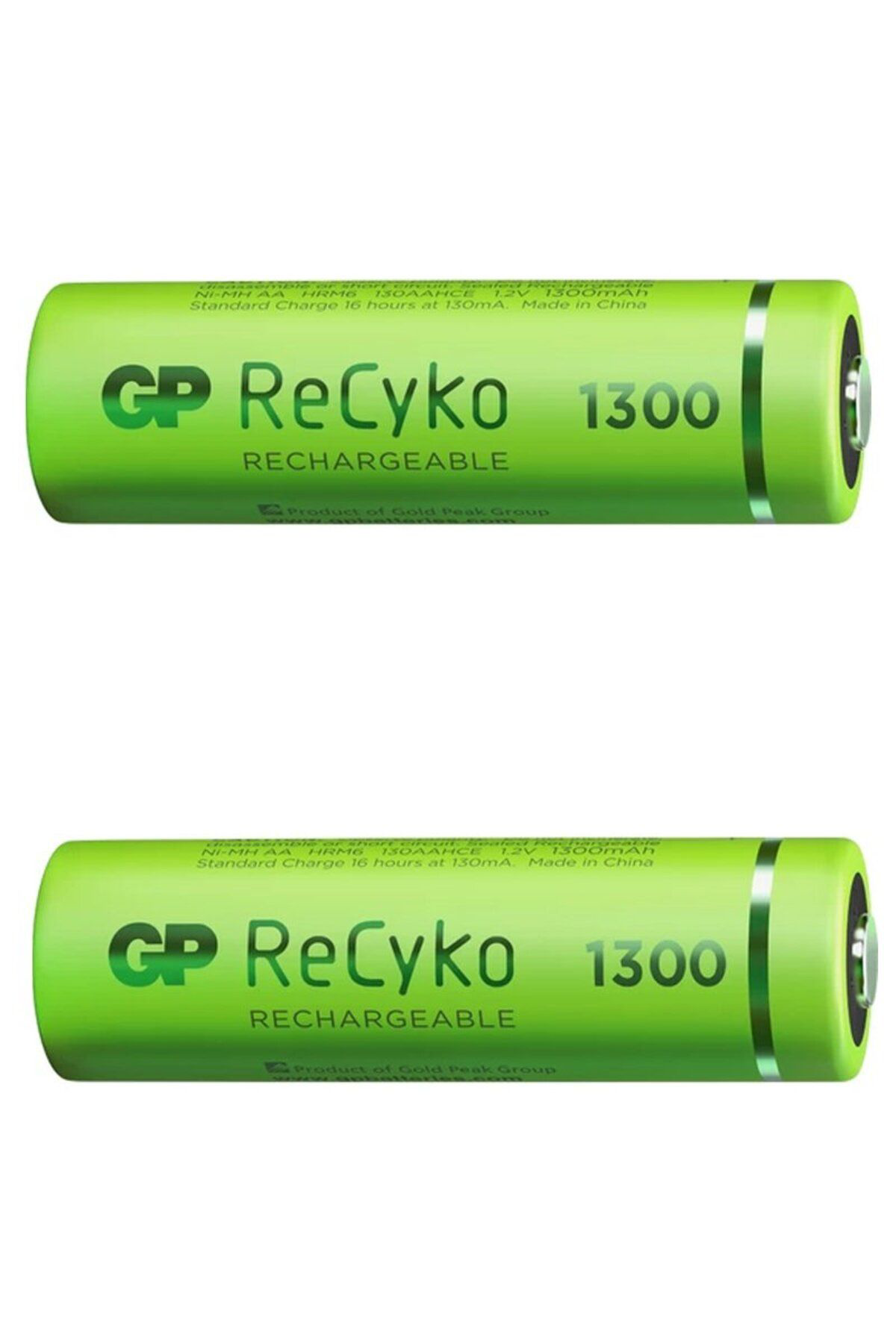 Ok Aksesuar Gp Recyko 1300 Mah R6 Aa Şarjli 2Li Kalem Pil Gp130aahce-2Eb2 (Gp