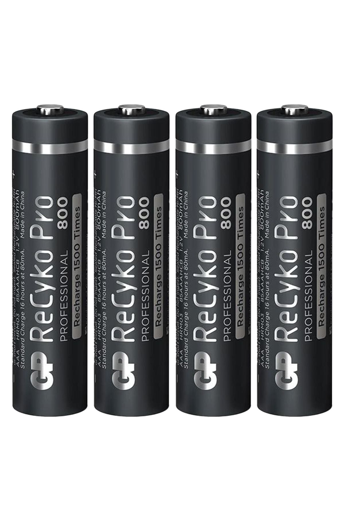 Ok Aksesuar Gp Recyko Pro İnce Aaa 800 Mah Şarjli 4Lü Pil Gp85aaahcb-2Eb4 (Gp