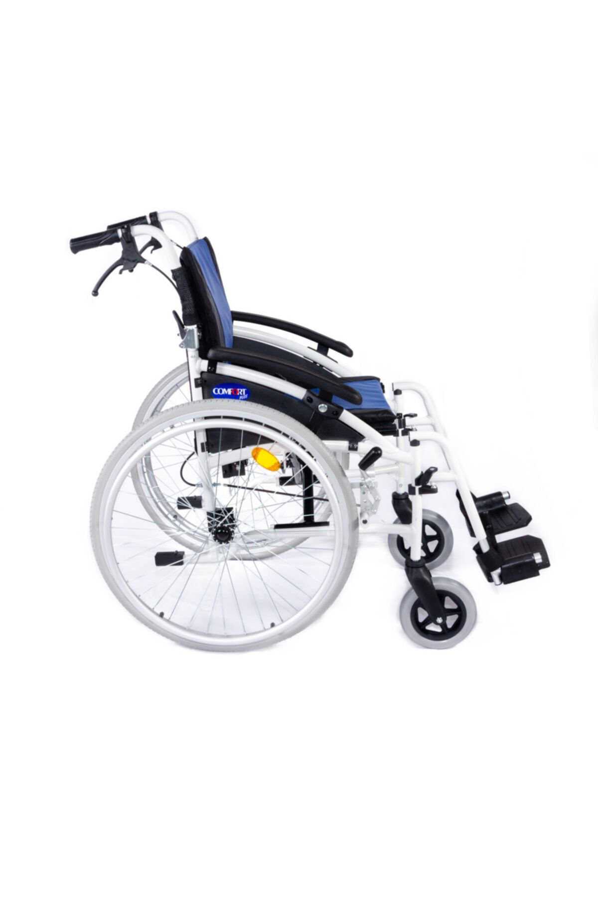 Comfort Plus Gpro Alüminyum Özellikli Hafif Refakatçi Frenli Tekerlekli Sandal