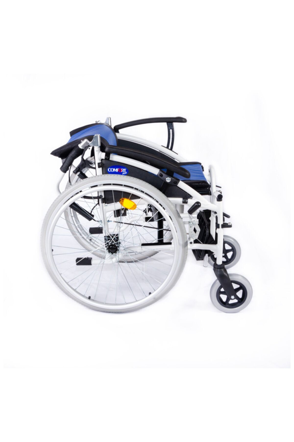 Comfort Plus Gpro Alüminyum Özellikli Hafif Refakatçi Frenli Tekerlekli Sandal