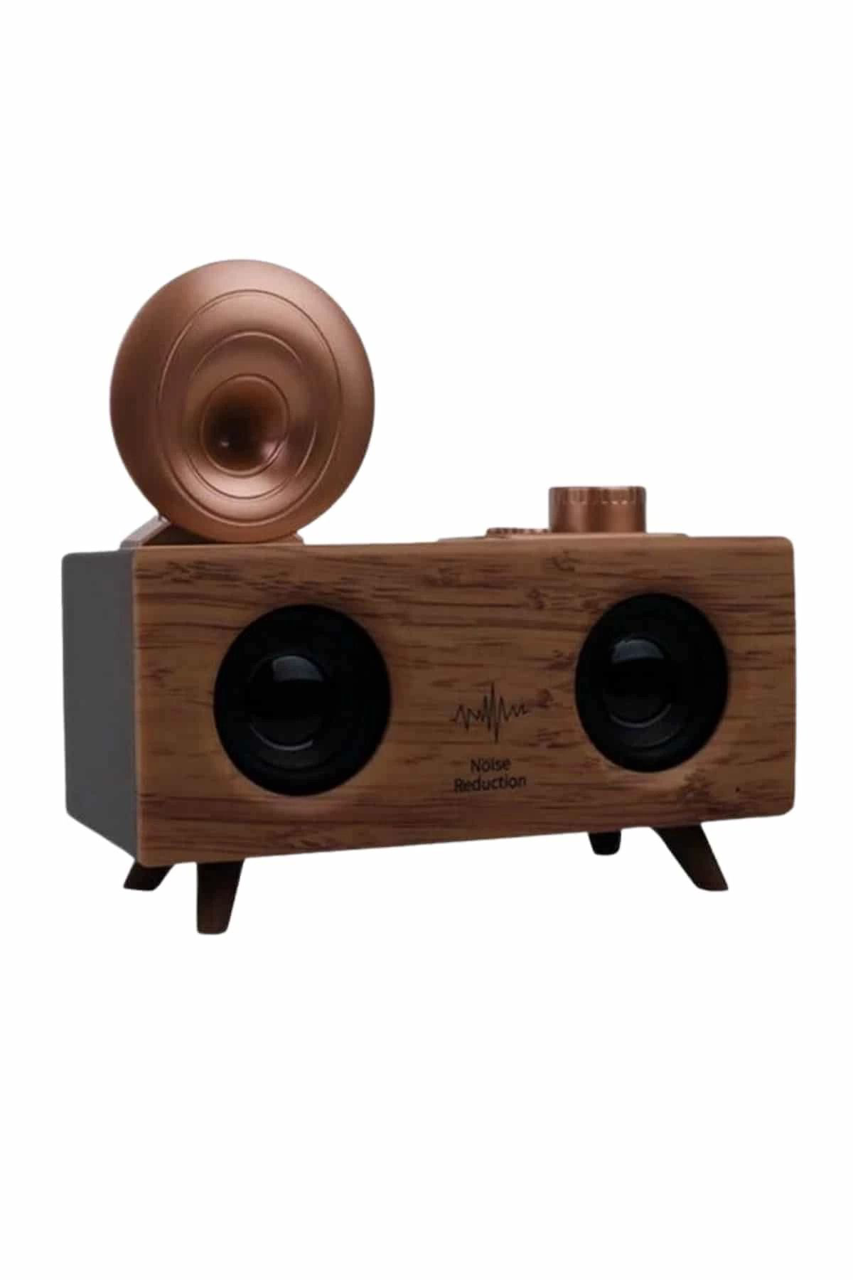 Yusuftex Gramafon Radyo Bluetooth Hoparlör Nostaljik Radyo Fm Radyo