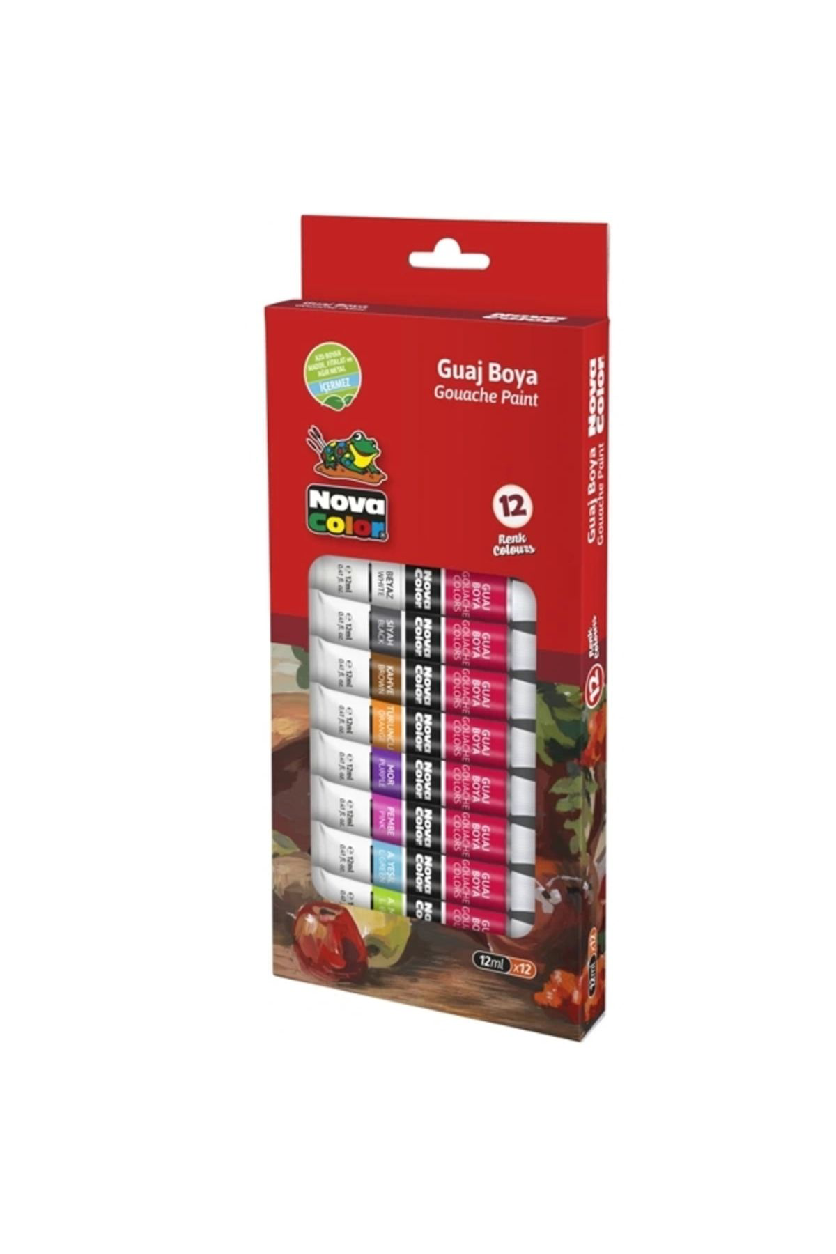 Nova Color Guaj Boya Tüp 12 Li 12 Ml Nc-781