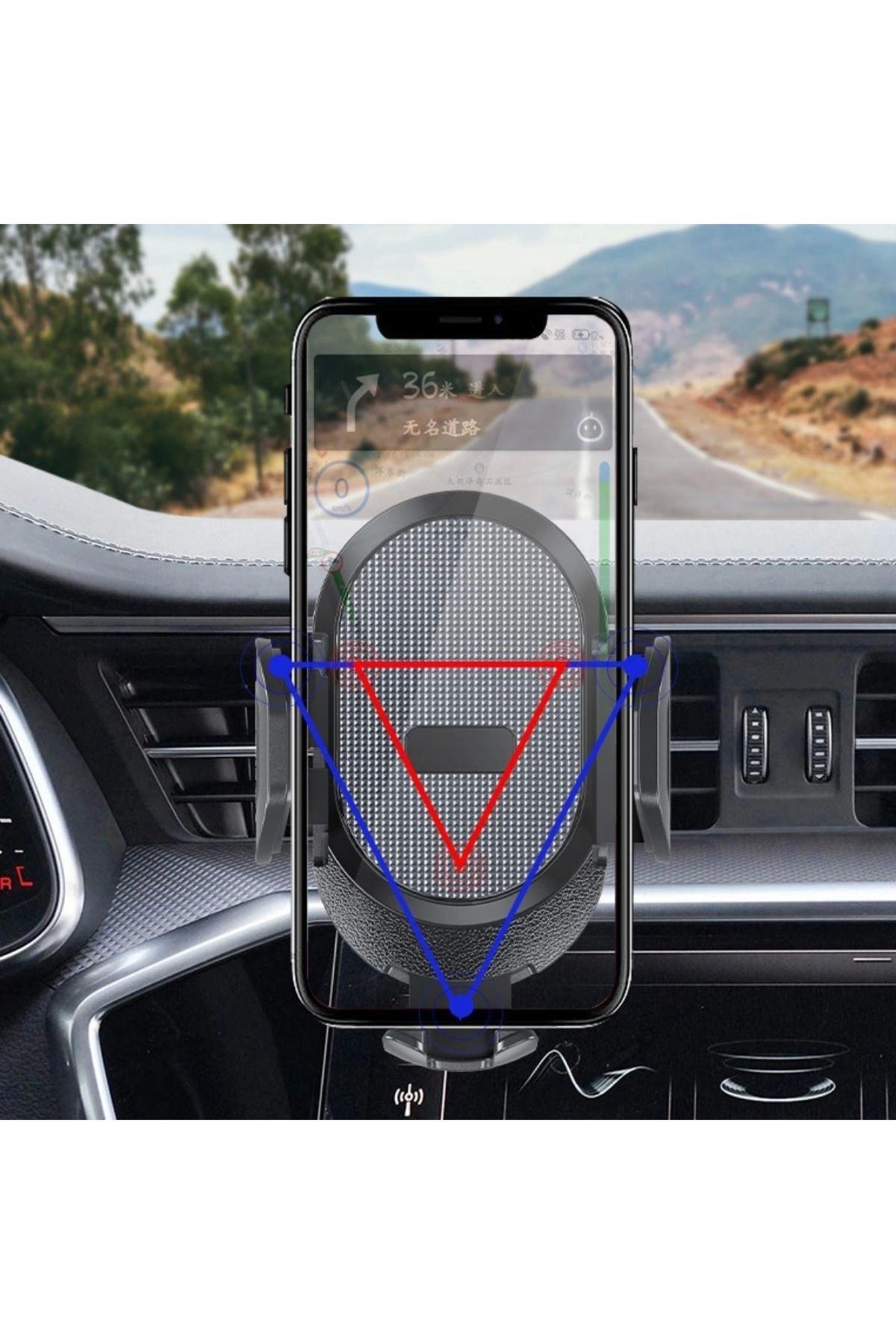 Yusuftex Güçlü Vantuzlu Araç İçi Konsol Üstü Telefon Tutucu Aparat