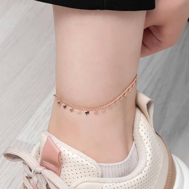 Stillove Gümüş Rose Kelebek Halhal Sl6071