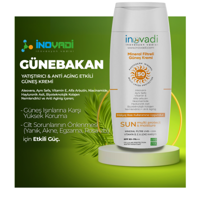 (İsimsiz Marka: İd 1027333) Günebakan Yatiştirici & Anti Aging Etkili Güneş Kremi 100 Ml.