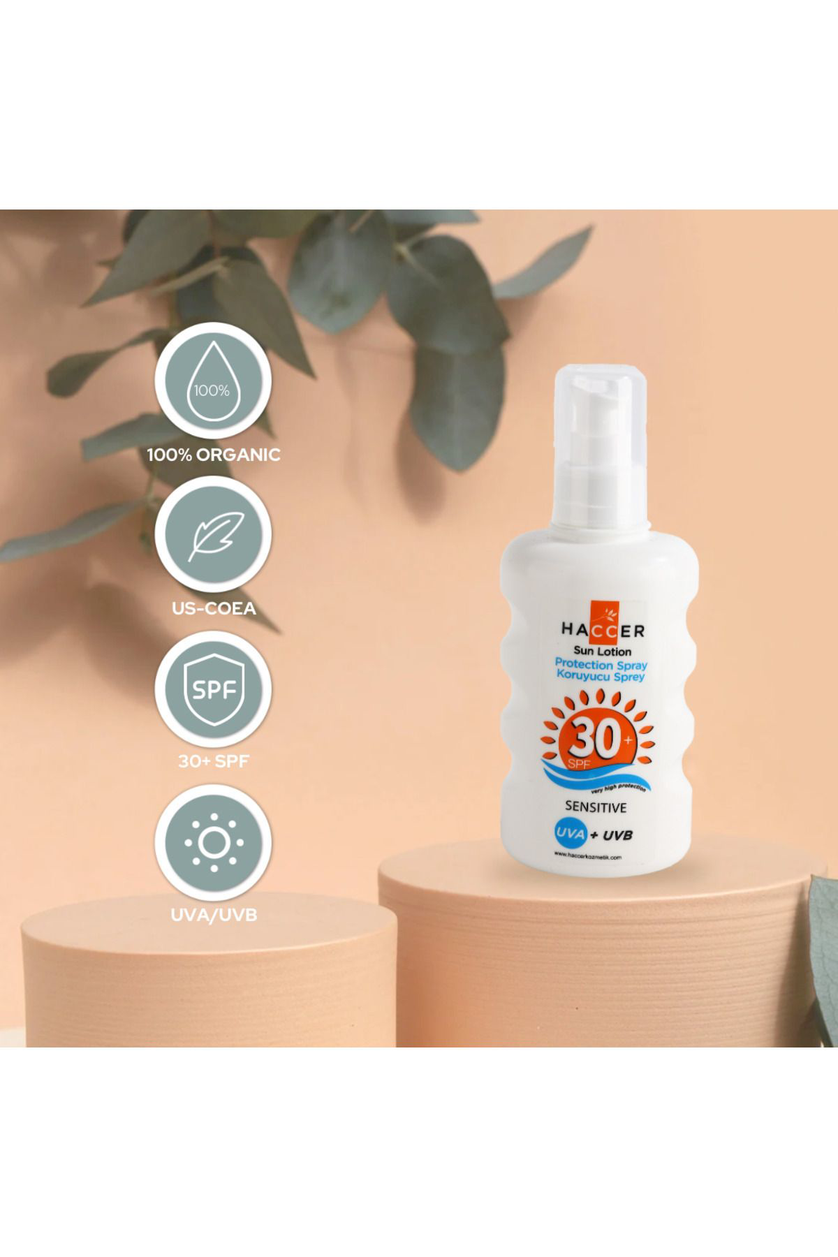 Haccer Güneş Koruyucu Losyon 30 + Spf 200 Ml