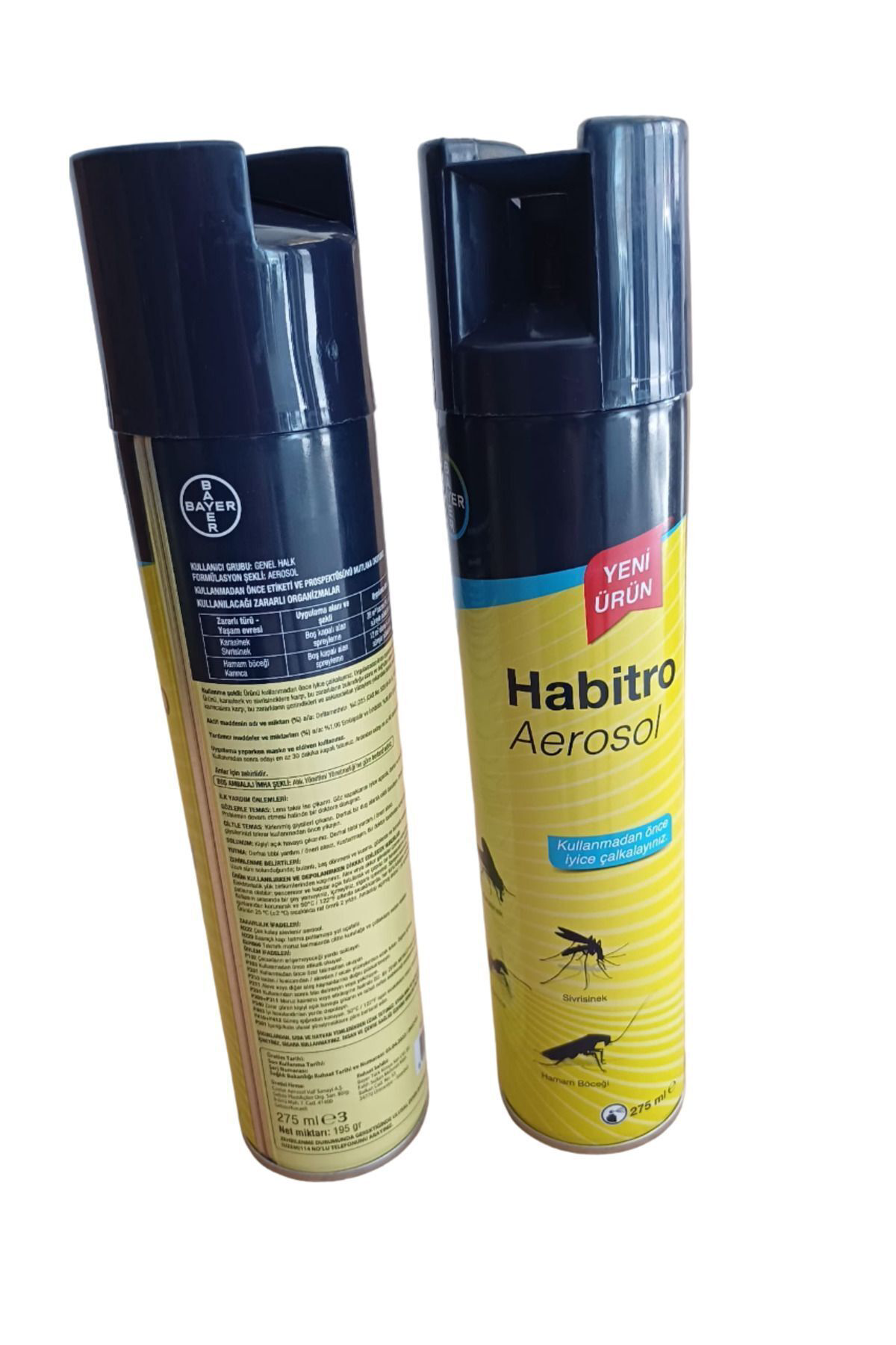 Bayer Habitro Aerosol 275 Ml X 2 Adetli Yeni Ürün