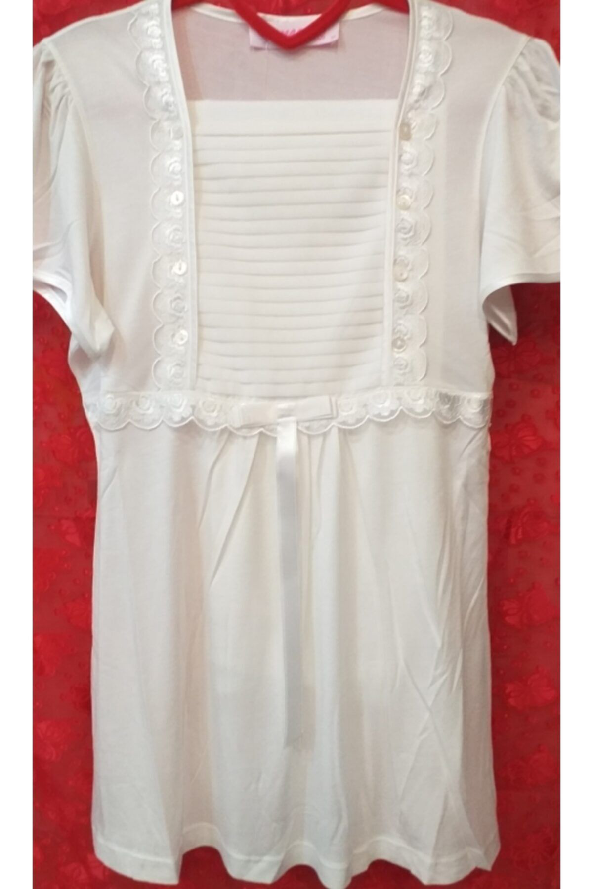 Marilyn Hamile Pijama Takimi Ekru