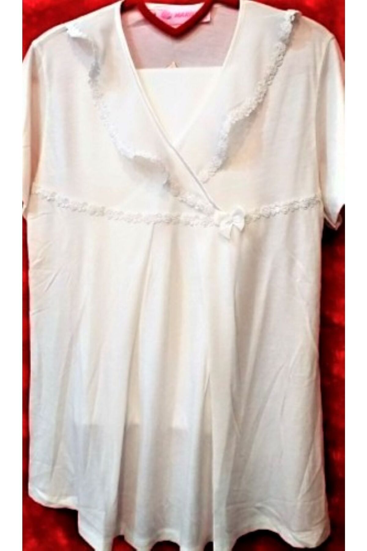 Marilyn Hamile Pijama Takimi Ekru