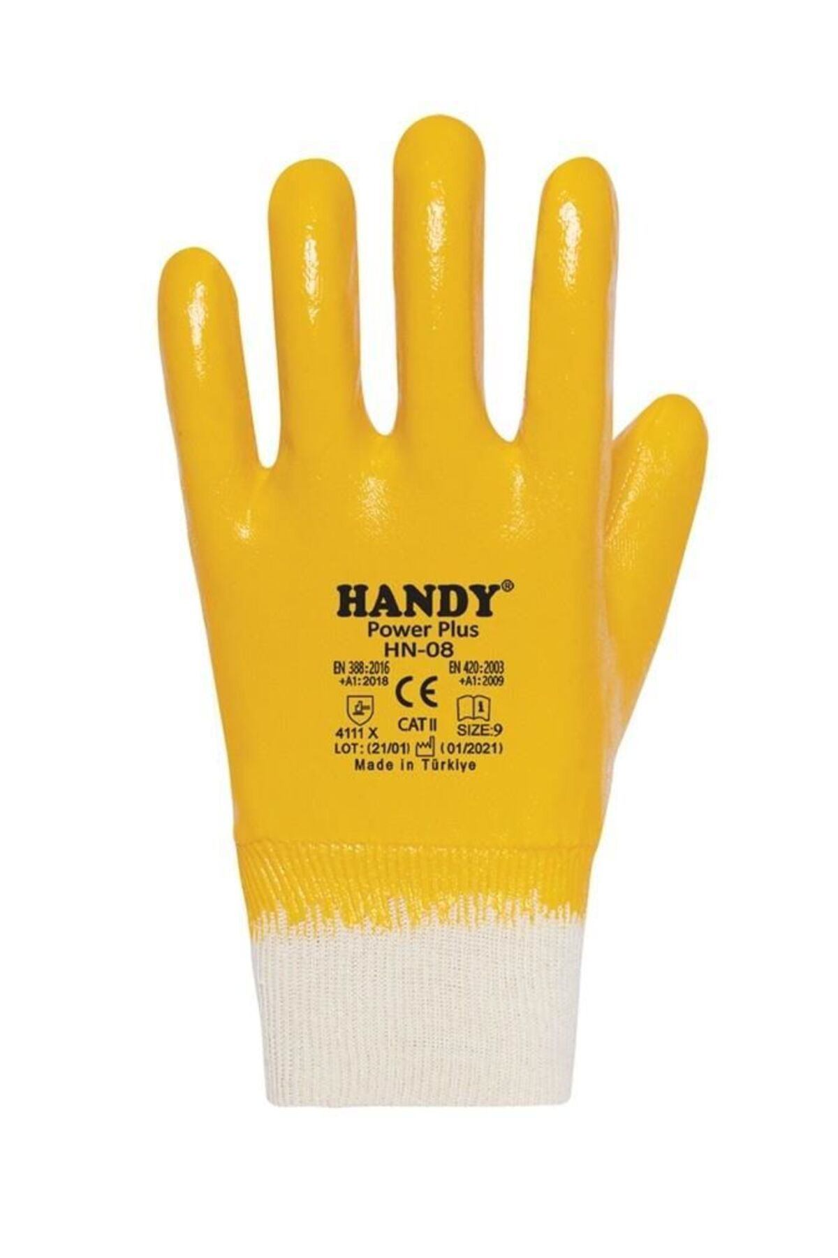 K&A Handy Power Plus Hn-08 Tam Nitril Eldiven No: 10