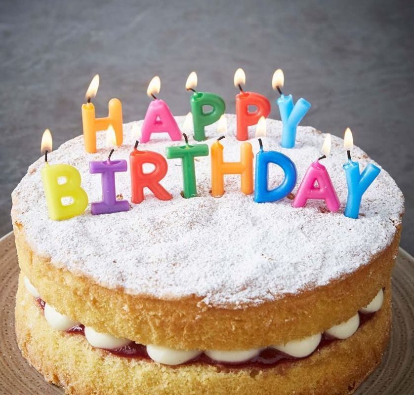 Evimdeyokyok Happy Birthday Yazilabilen Rengarenk Doğum Günü Mumu Tdrtr