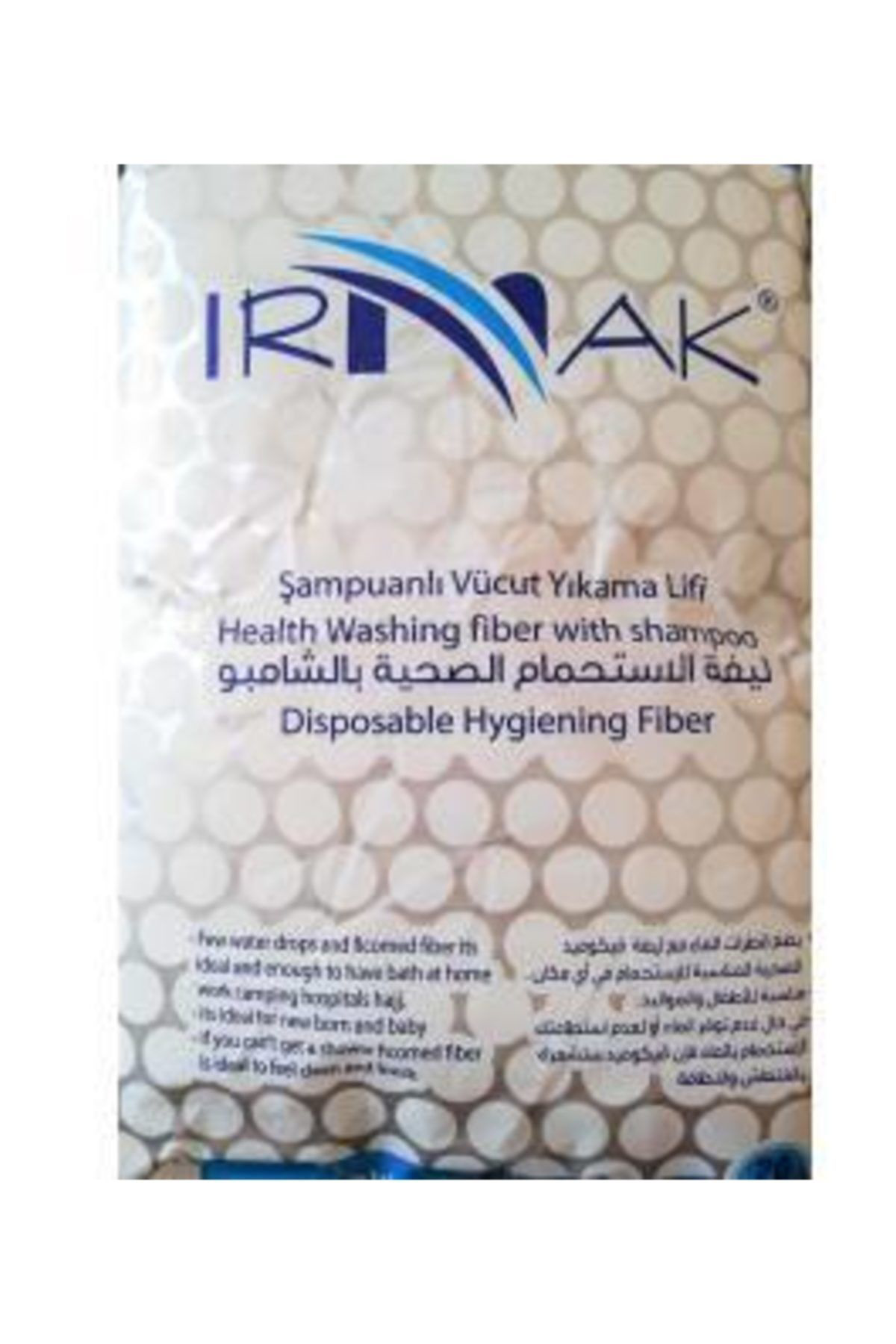 İrmak Hasta Temizleme Lifi 20 Lik Paket - Köpüklü Sünger - 10 Paket