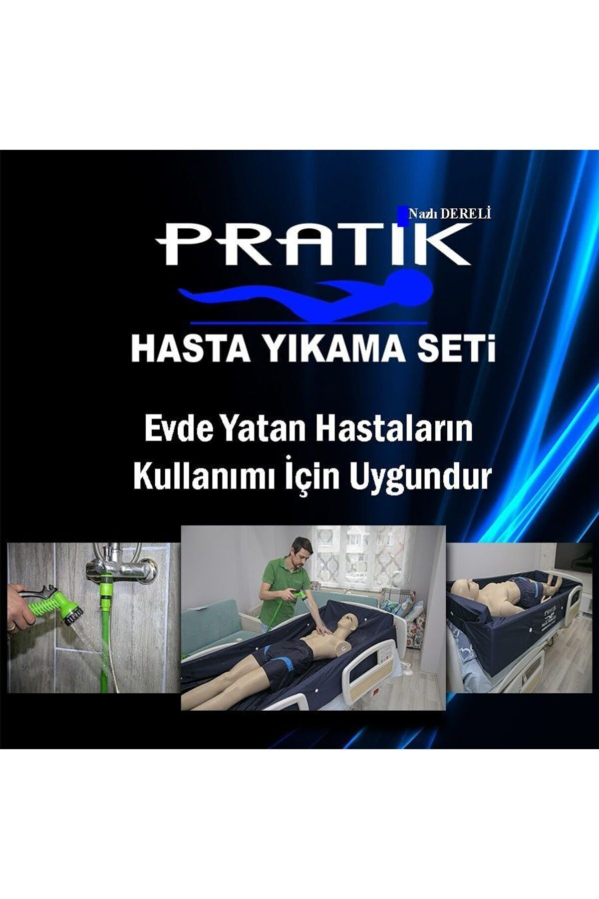 Pratik Hasta Bakim Ürünleri Hasta Yikama Seti