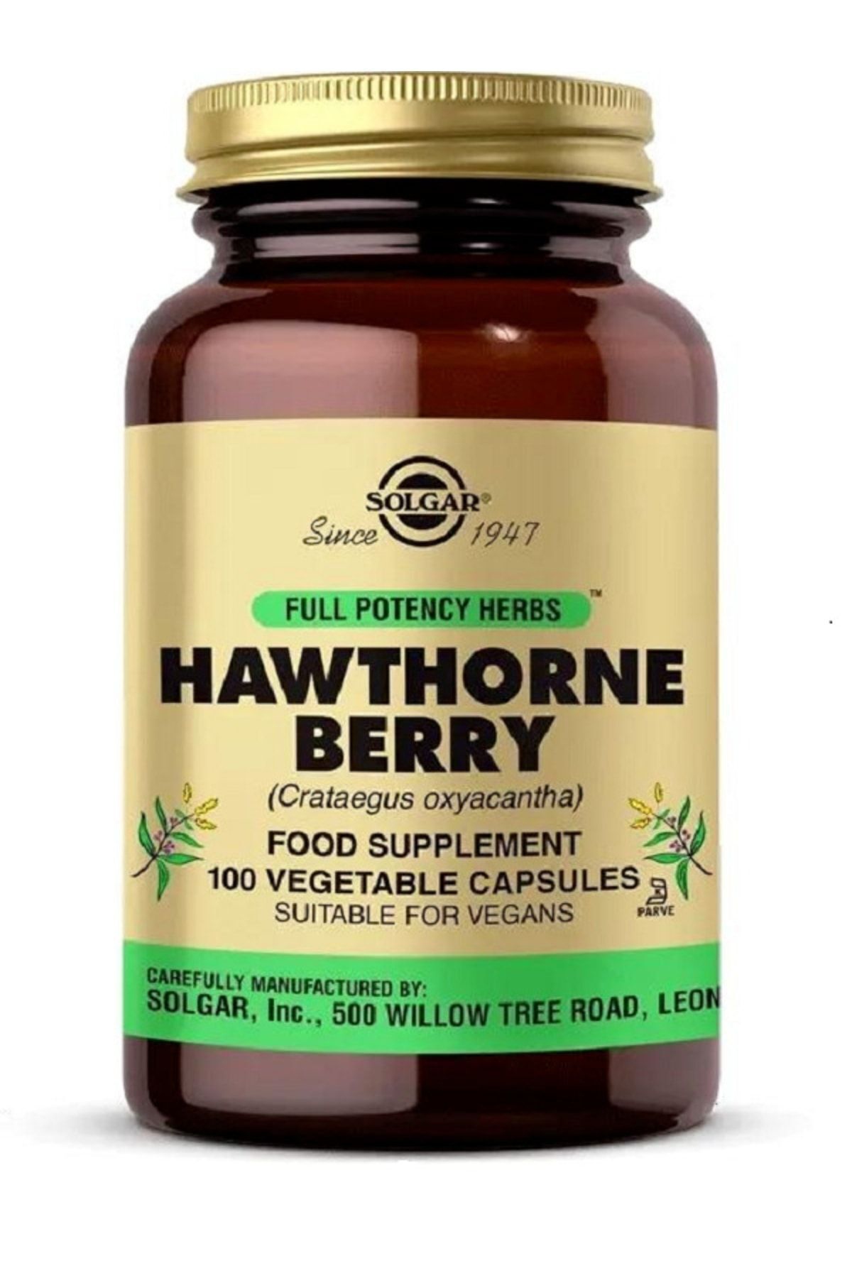 Solgar Hawthorne Berry 100 Kapsül