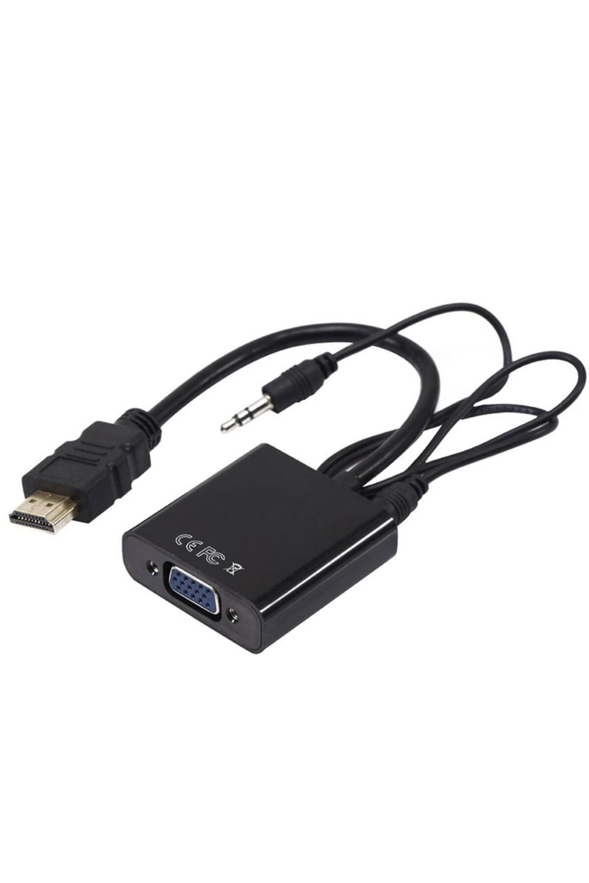 Ok Aksesuar Hdmi To Vga Çevirici Adaptör Ses Çikişli Kutulu Go50607457520