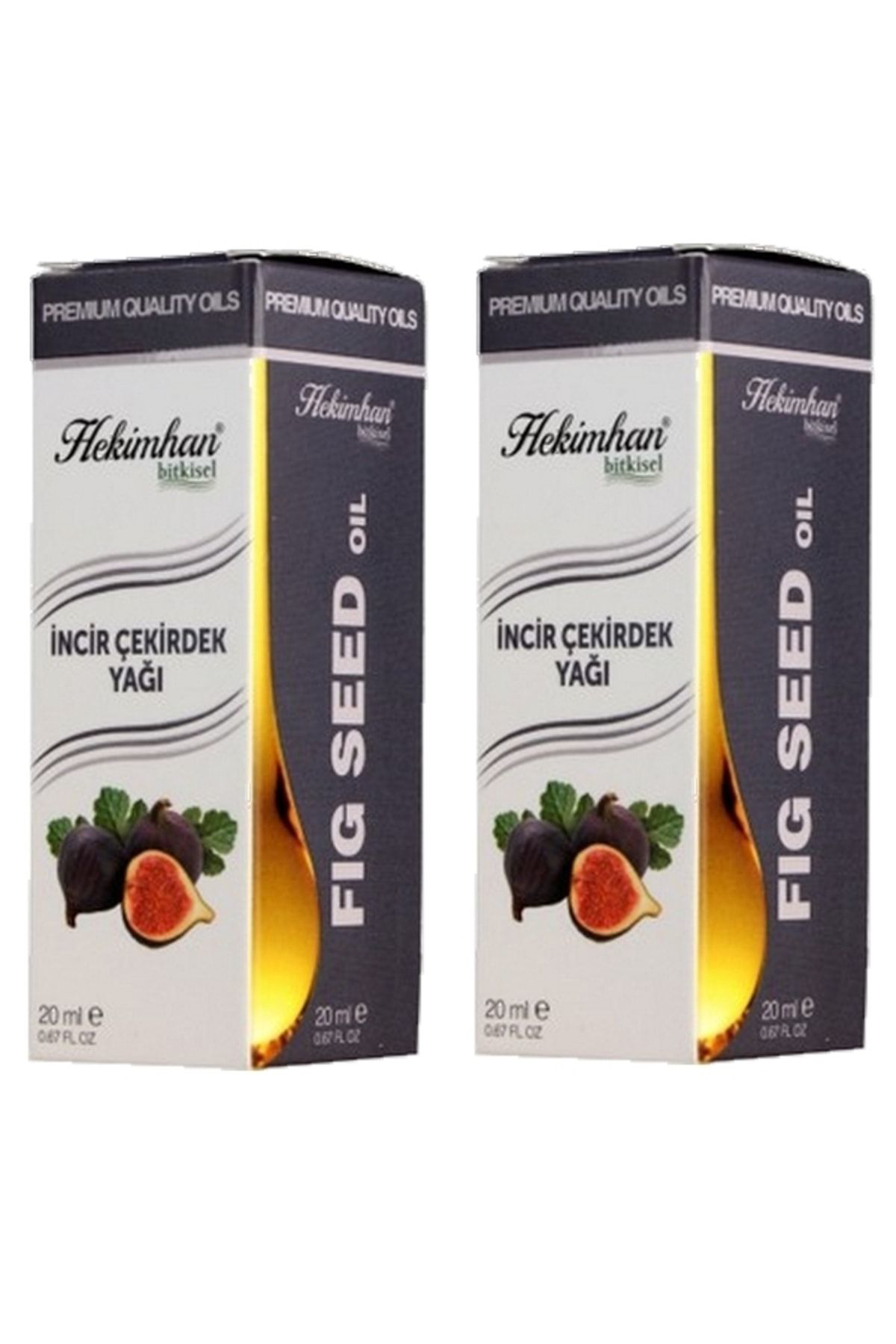 Hekimhan Bitkisel Hekimhan İncir Çekirdeği Yaği 20 Ml 2 Adet