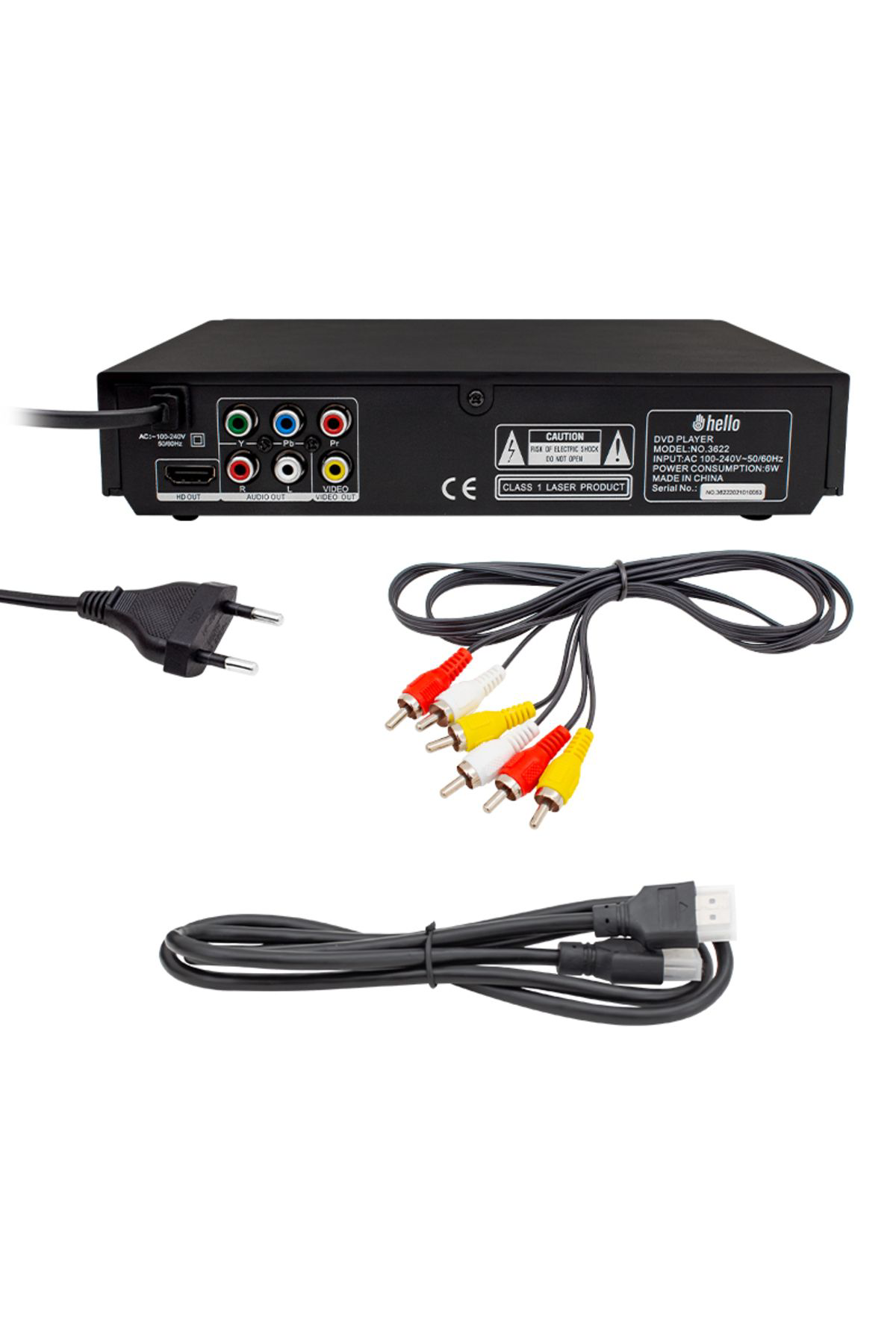 Ok Aksesuar Hello Hl-5483 Usb-Hdmi Dvd/Divx Kumandali Hd Dvd Player Go5060228