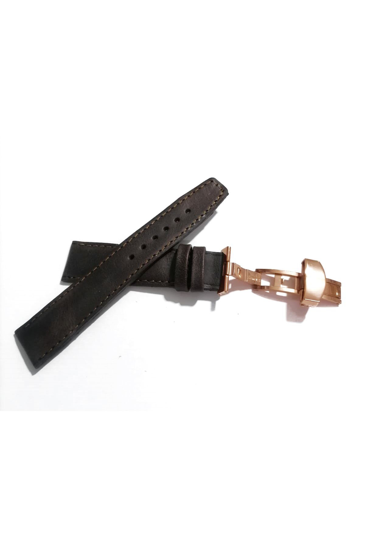 Fado Her Saate Uygun Kelebek Toka 20 Mm Hakiki Deri (244) Rose Toka Ko