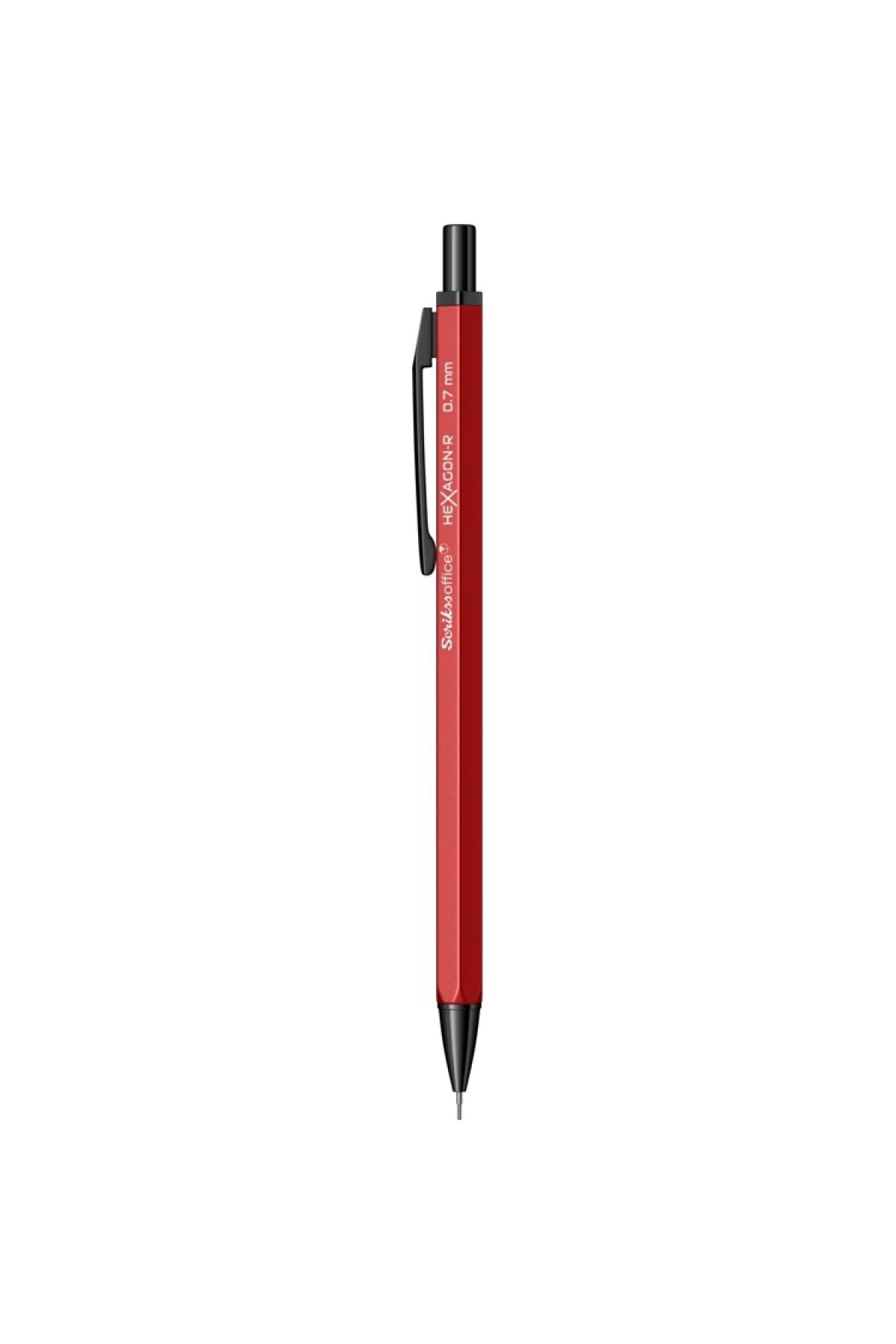 Scrikss Hexagon-R 0.7Mm Versatil Kalem Kirmizi
