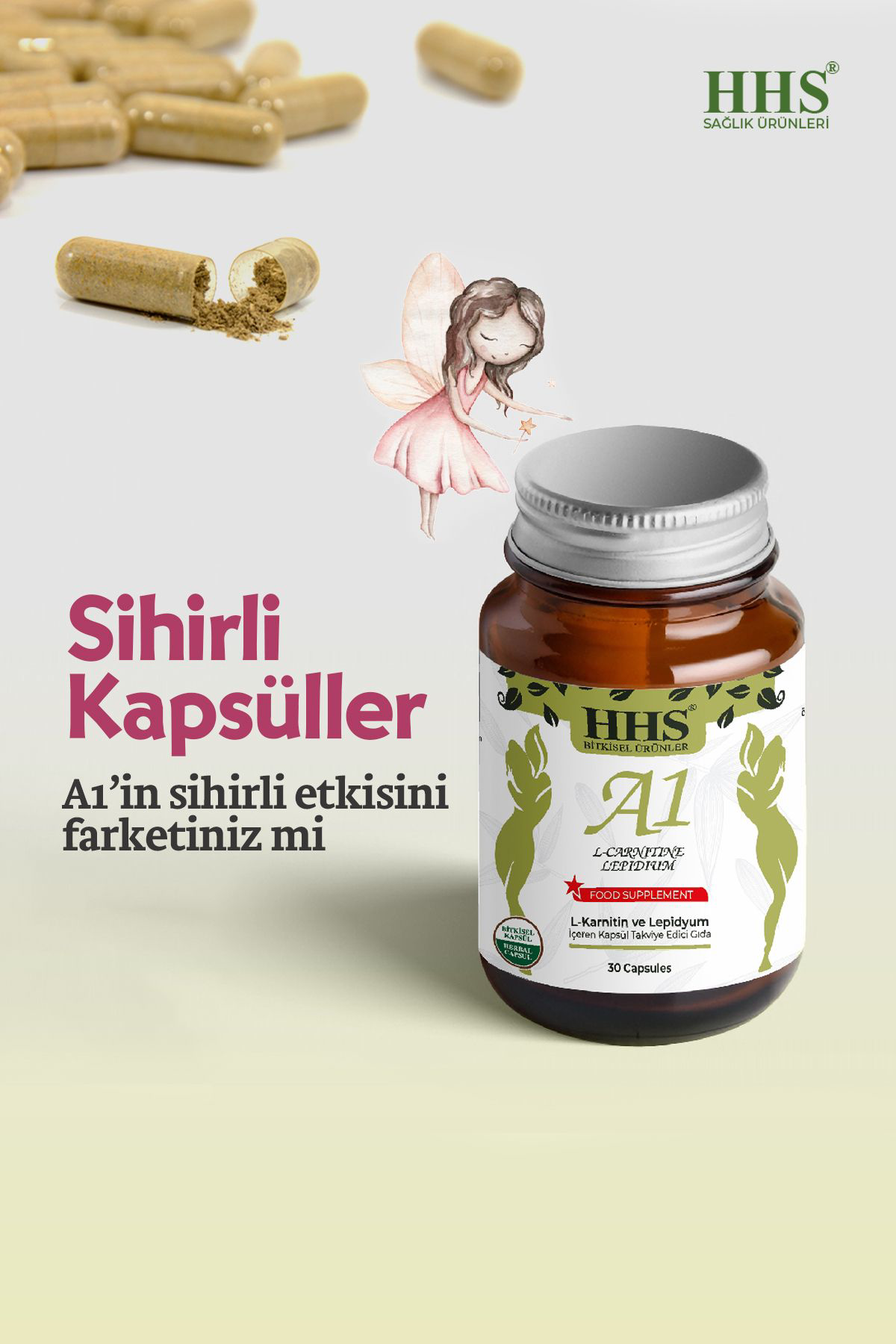 Hhs Doğal Bitkisel Ürünler Hhs A1 L-Carnitine 30 Kp