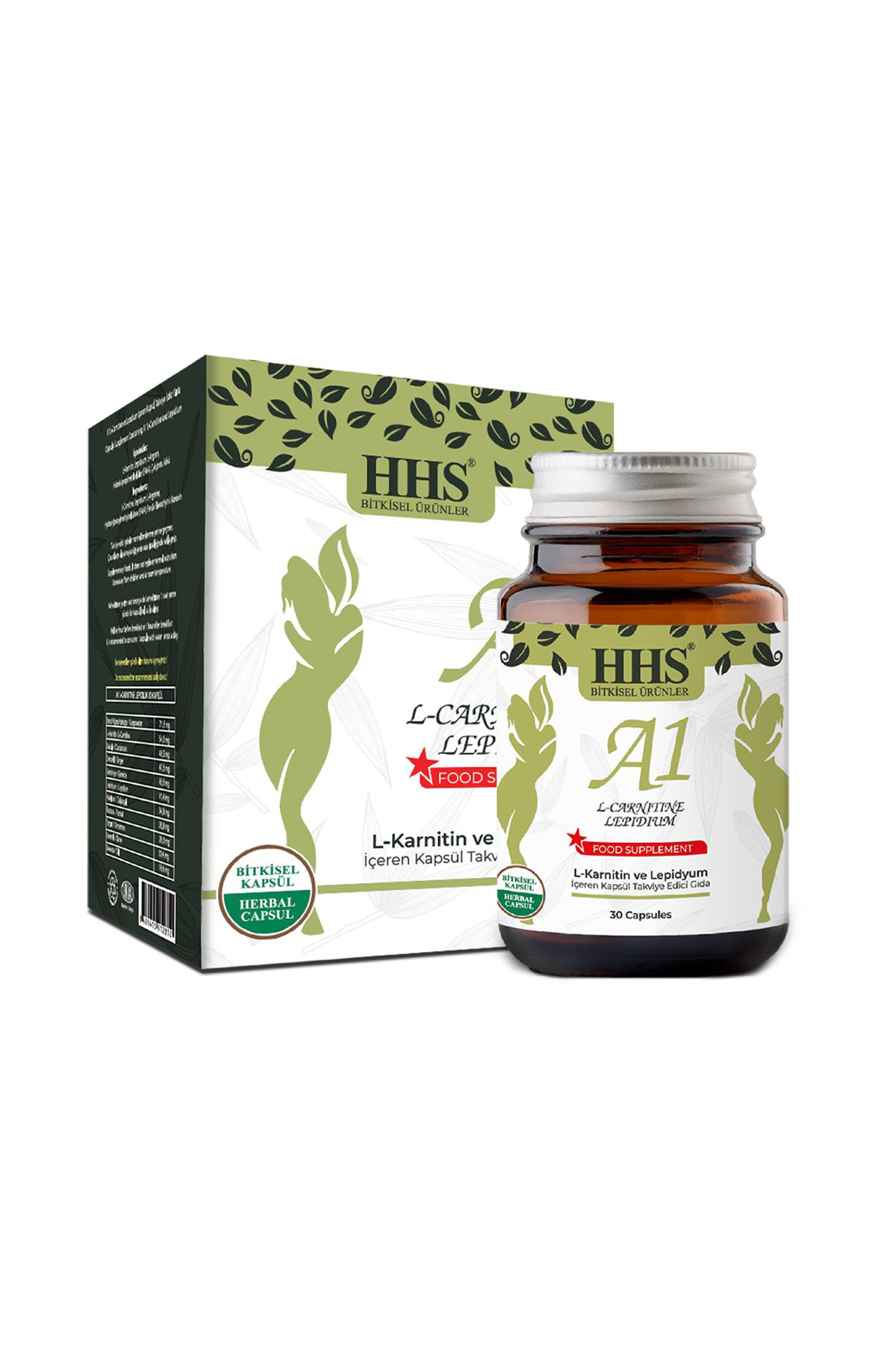 Hhs Doğal Bitkisel Ürünler Hhs A1 L-Carnitine 30 Kp