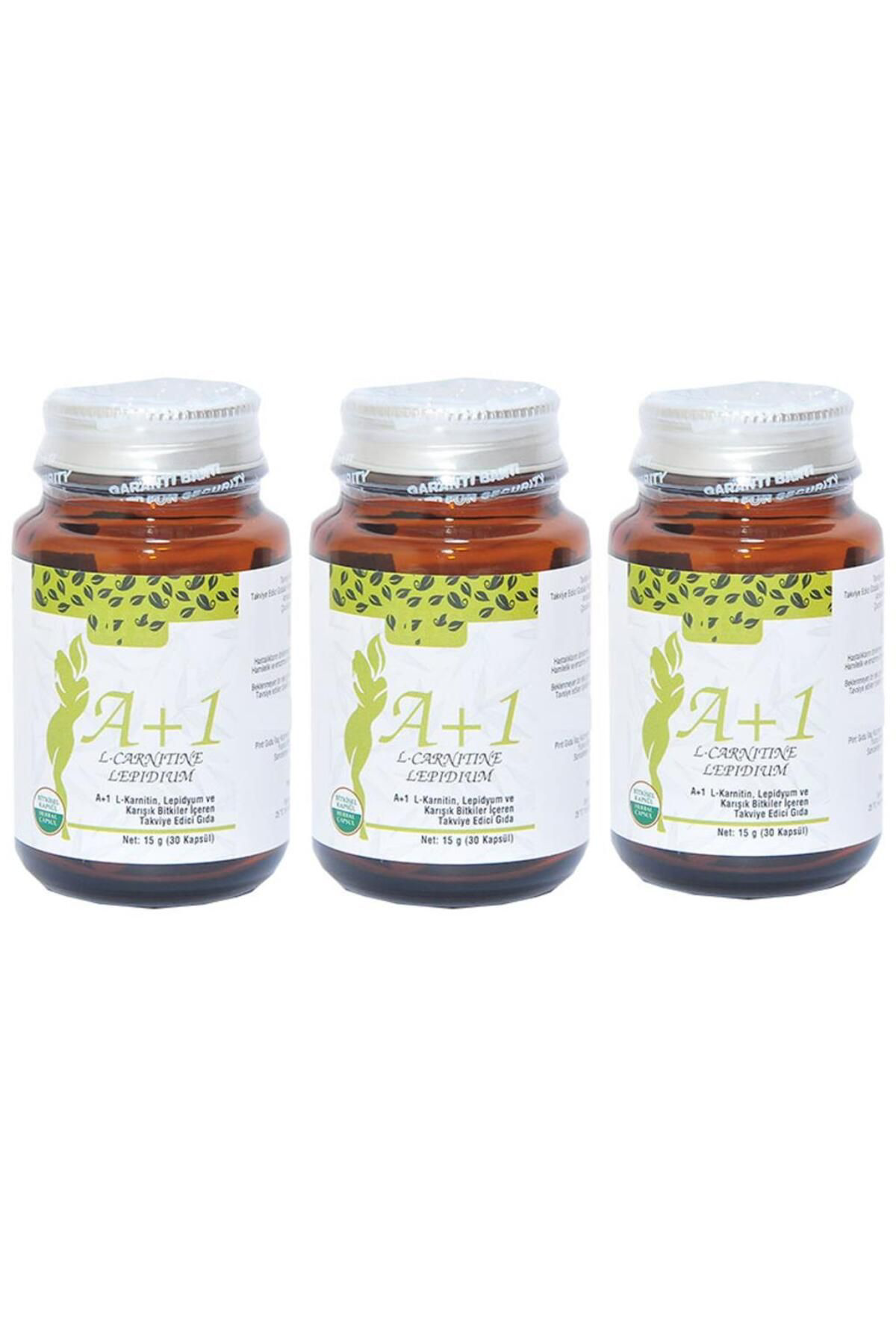 Hhs Doğal Bitkisel Ürünler Hhs A1 L-Carnitine Lepidium A 1 Bitkisel 30 Kapsül X 3 Adet Kutu