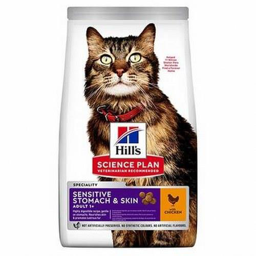 Hill's Hills Adult Sensitive Stomach&Skin Chicken Mide Ve Deri Hassasiye