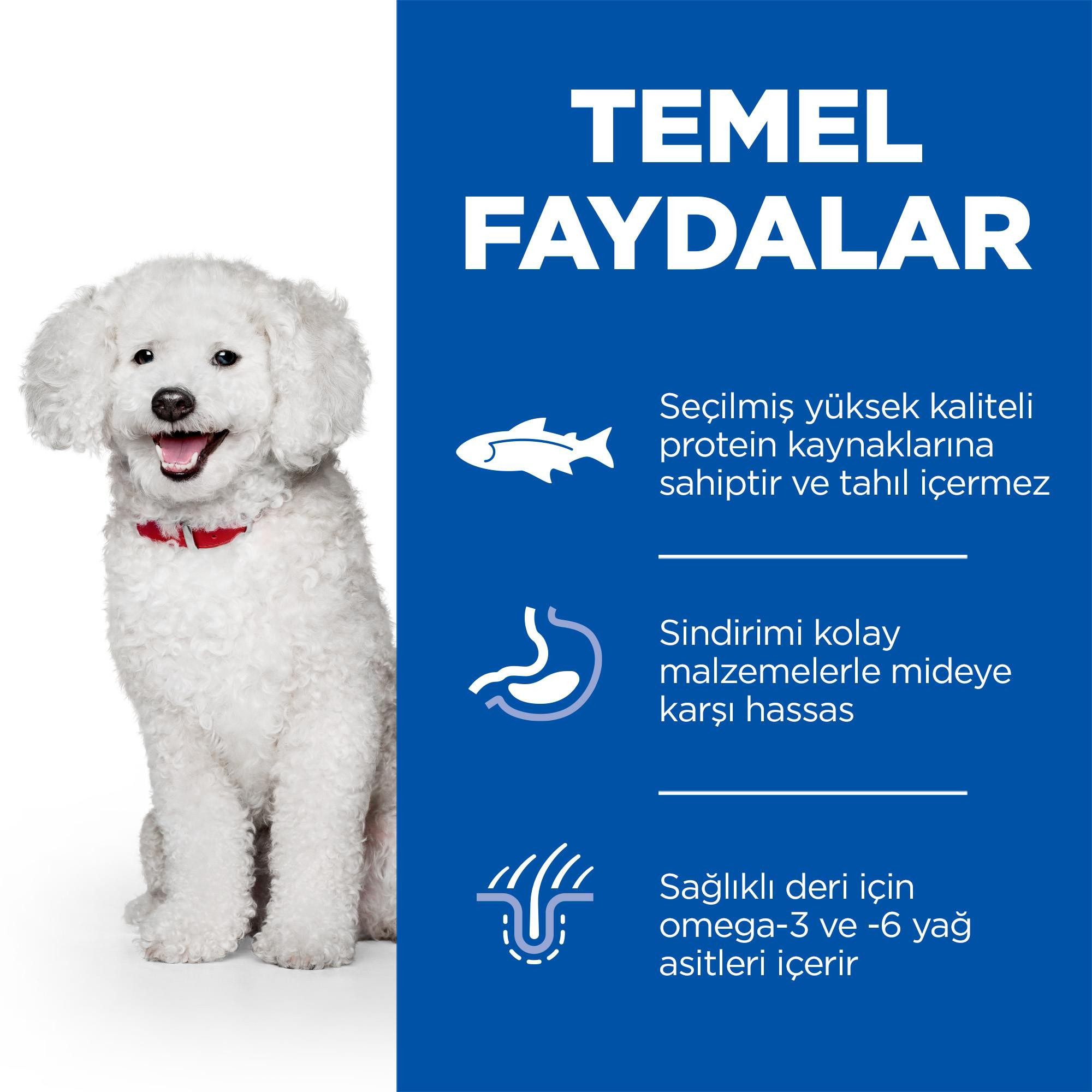 Hill's  Hills Hypoallergenic Somonlu Küçük İrk Yetişkin Köpek Mama