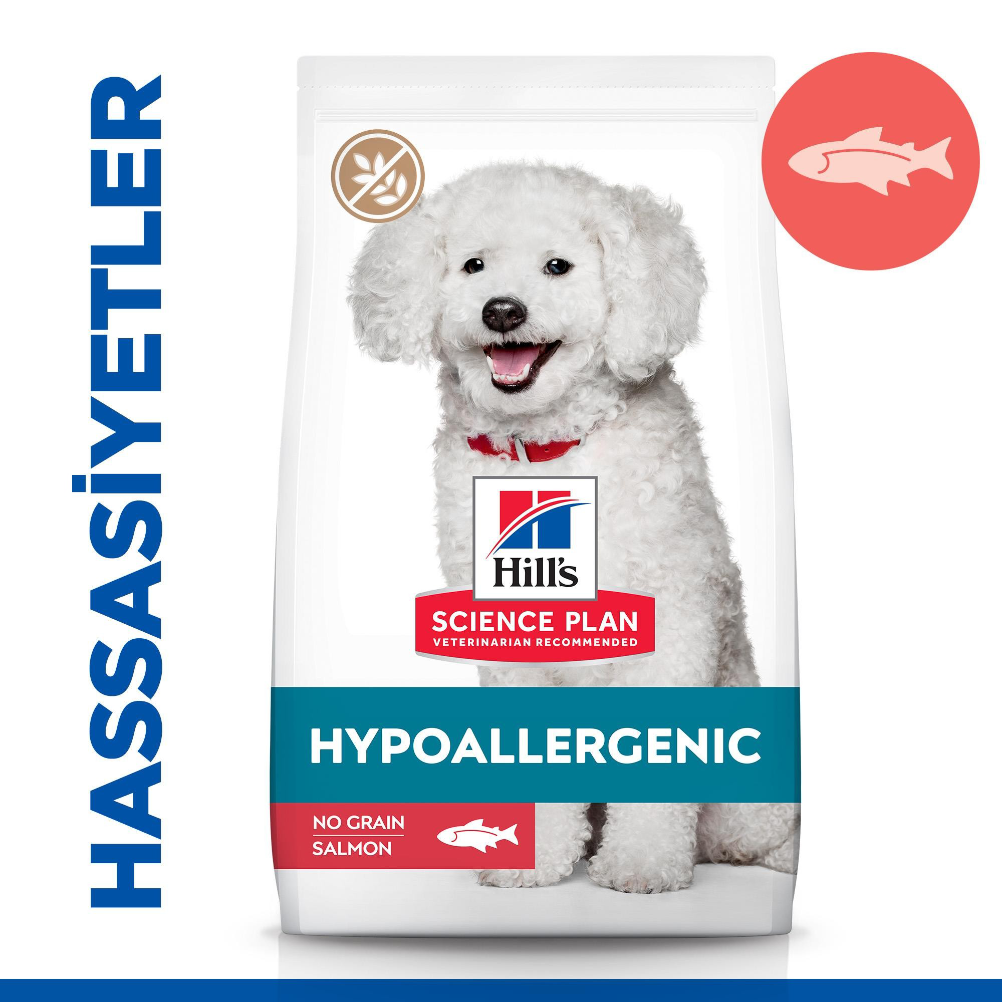 Hill's  Hills Hypoallergenic Somonlu Küçük İrk Yetişkin Köpek Mama