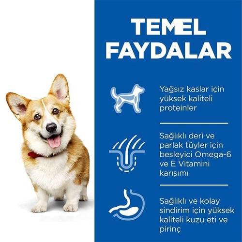 Hill's Hills Kuzu Ve Pirinçli Küçük Ve Mini İrk Yetişkin Köpek Mamasi 1,