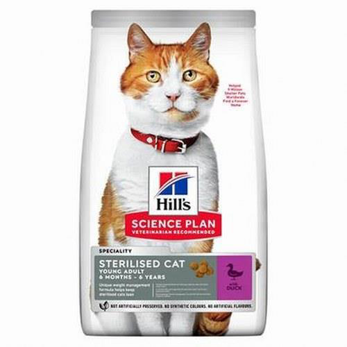 Hill's Hills Sterilised Ördekli Yetişkin Kisir Kedi Mamasi 1,5 Kg