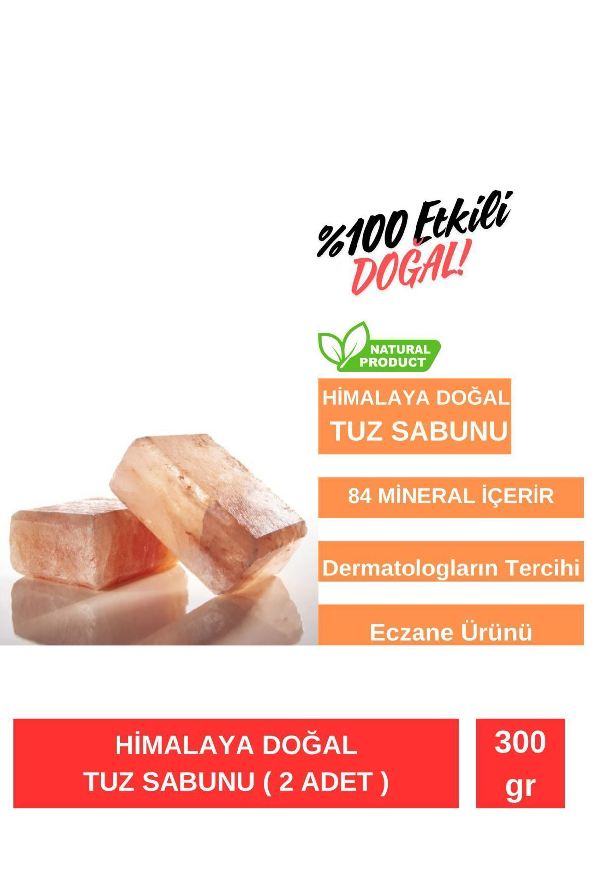 Salthima Himalaya Tuz Sabunu Doğal 84 Mineral 350Gr ( 2 Adet )