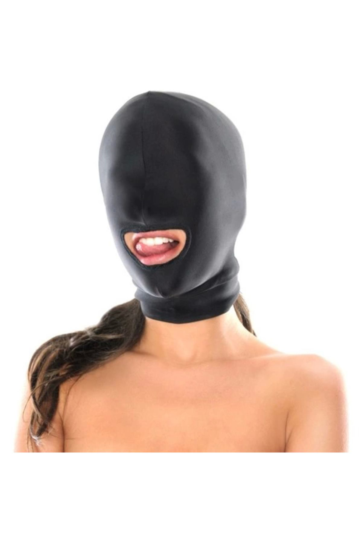 Yusuftex Hintohu Fantasy Open Mouth Hood Spandex Kumaştan Ağzi Açik Maskes