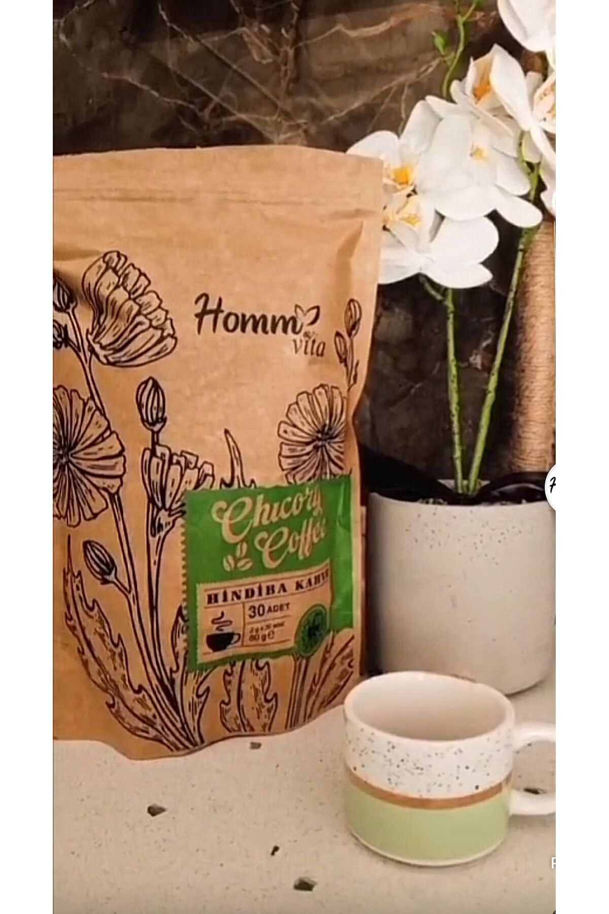 Homm Life Homm Vita Hindiba Kahve 30 Adet 60Gr