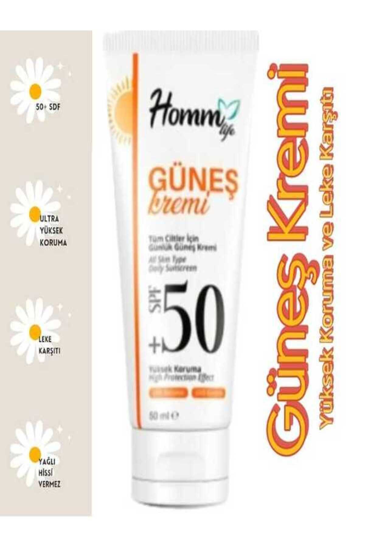 Homm Life Hommbitkisel  Güneş Kremi 50 Spf 50 Ml