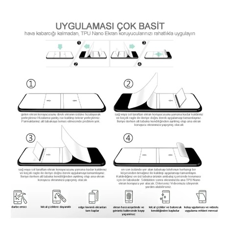 HONOR 20 Nano Ekran Koruyucu + FULL Arka Kaplama Ultra İNCE Esnek