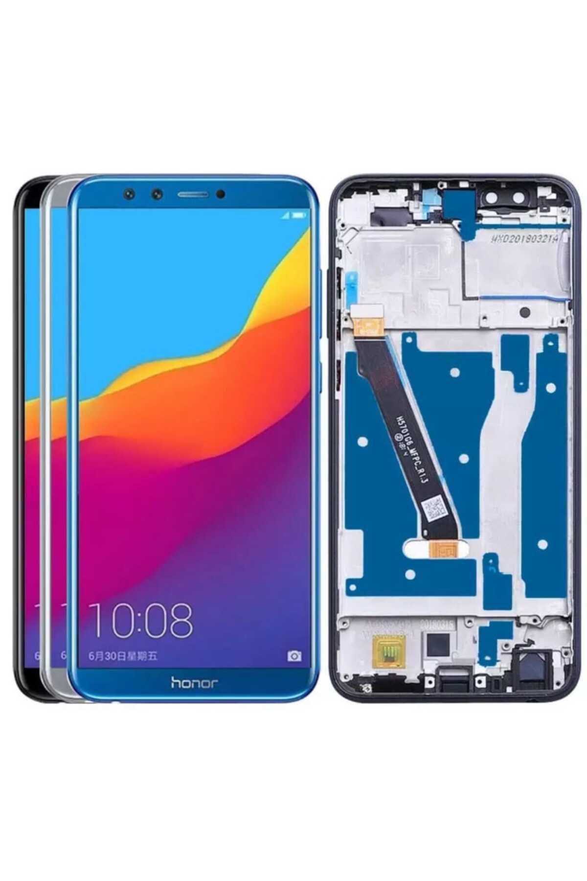 Boyra Teknoloji Honor 9 Lite Ful Çitali Lcd Lld-L31 Ekran Dokunmatik Mavi