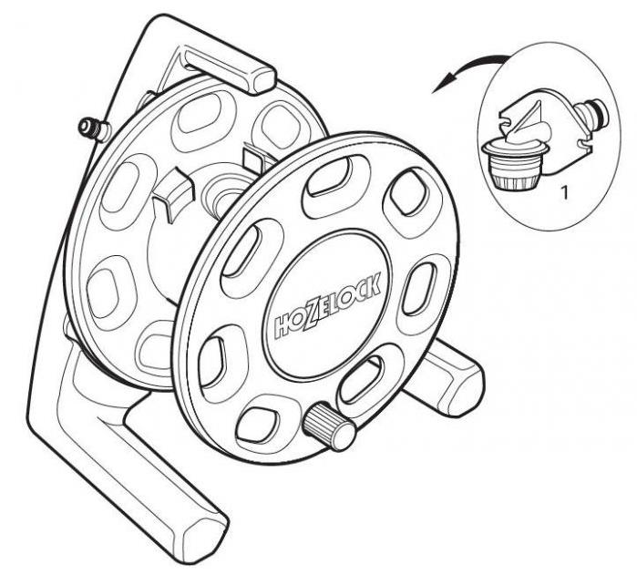 Hozelock  2410H Hortum Toplama Makarasi 30 Mt