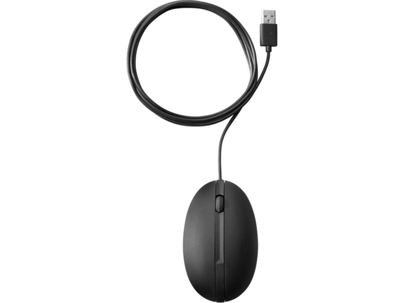 HP 320M 9VA80AA 1200Dpı Siyah Usb Kablolu Mouse Kablo Uzunluğu 1,