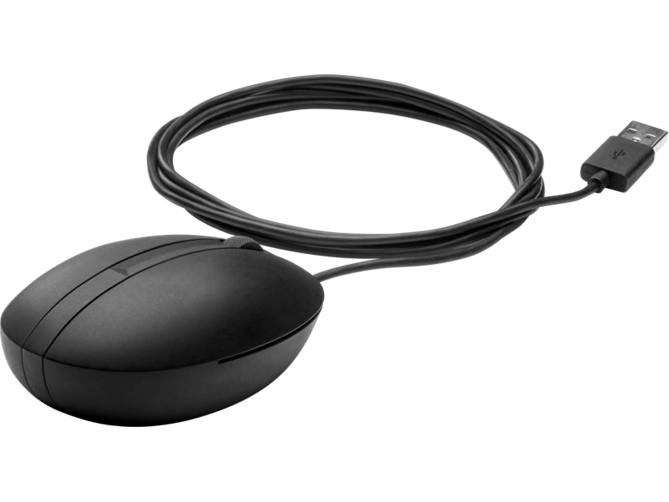 HP 320M 9VA80AA 1200Dpı Siyah Usb Kablolu Mouse Kablo Uzunluğu 1,