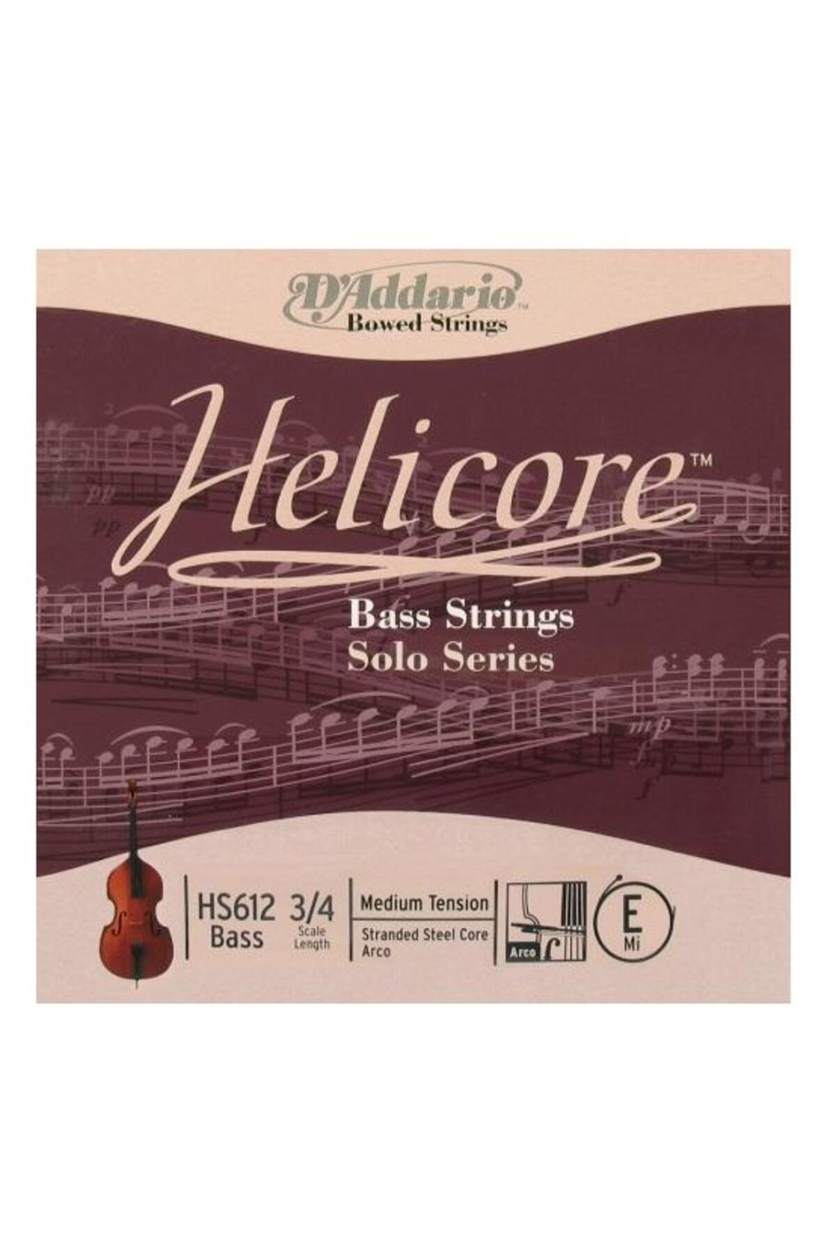 Daddario Hs612 Kontrabas Tek Tel, Helicore, A-La, Scale 3/4, Bass Kontraba