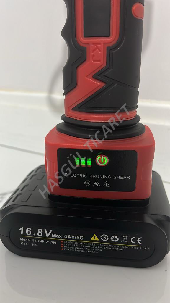 Hsgl  Akülü Akülü Şarj Edilebilir Makas Bahçe Meyve Ağaci Budama M