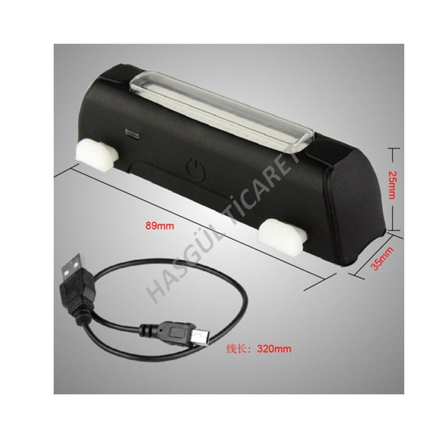Hsgl  Bisiklet Comet Usb 120 Lümen Güçlü Fonksiyonlu Far