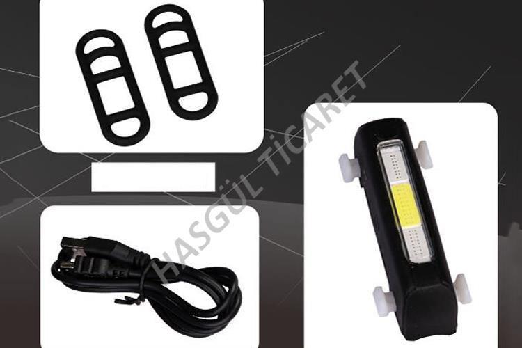 Hsgl  Bisiklet Comet Usb 120 Lümen Güçlü Fonksiyonlu Far