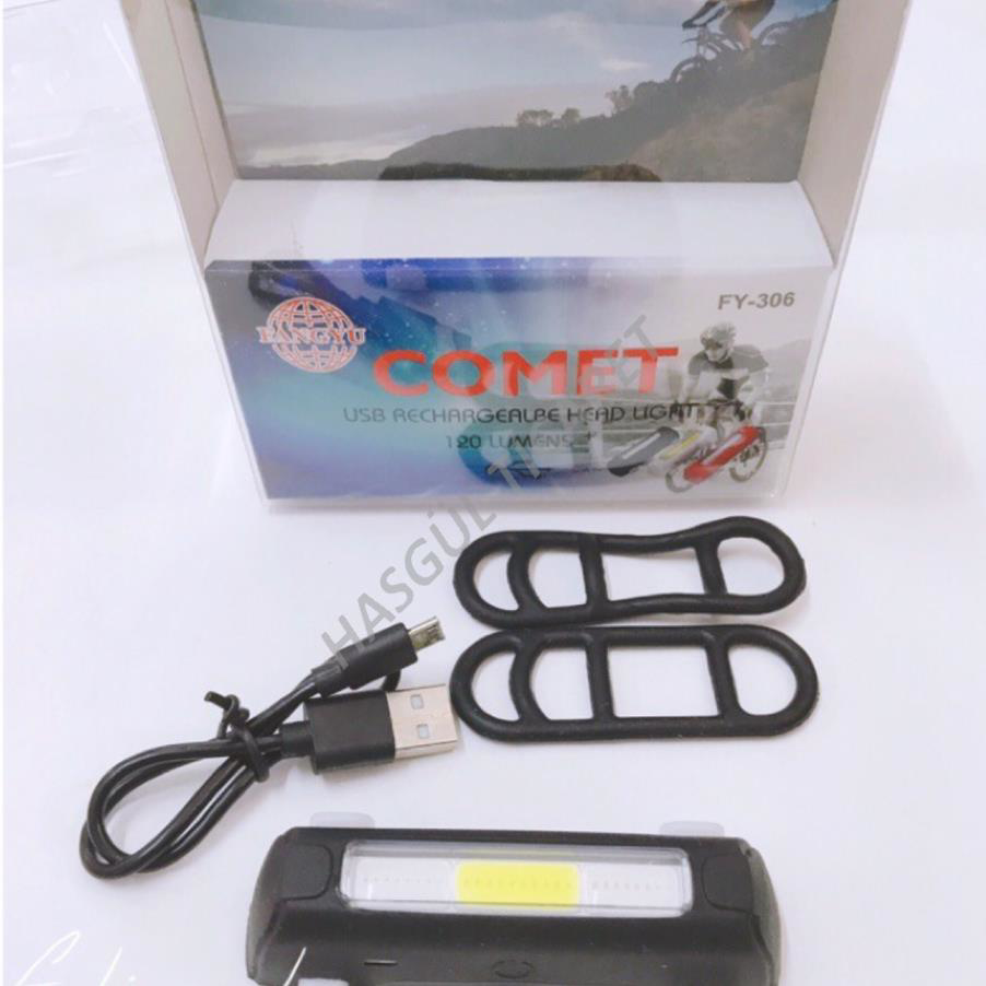 Hsgl  Bisiklet Comet Usb 120 Lümen Güçlü Fonksiyonlu Far