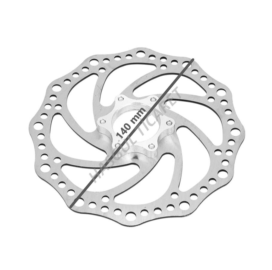 Hsgl   Bisiklet Disk Fren Rotor Dişli Aparatli 140 Mm 6 Vidali Bis